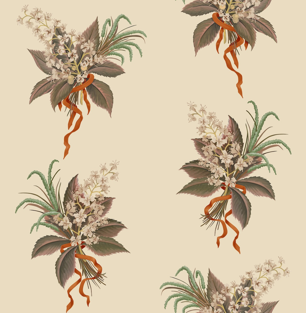 CHESTNUT BOUQUET FABRICS