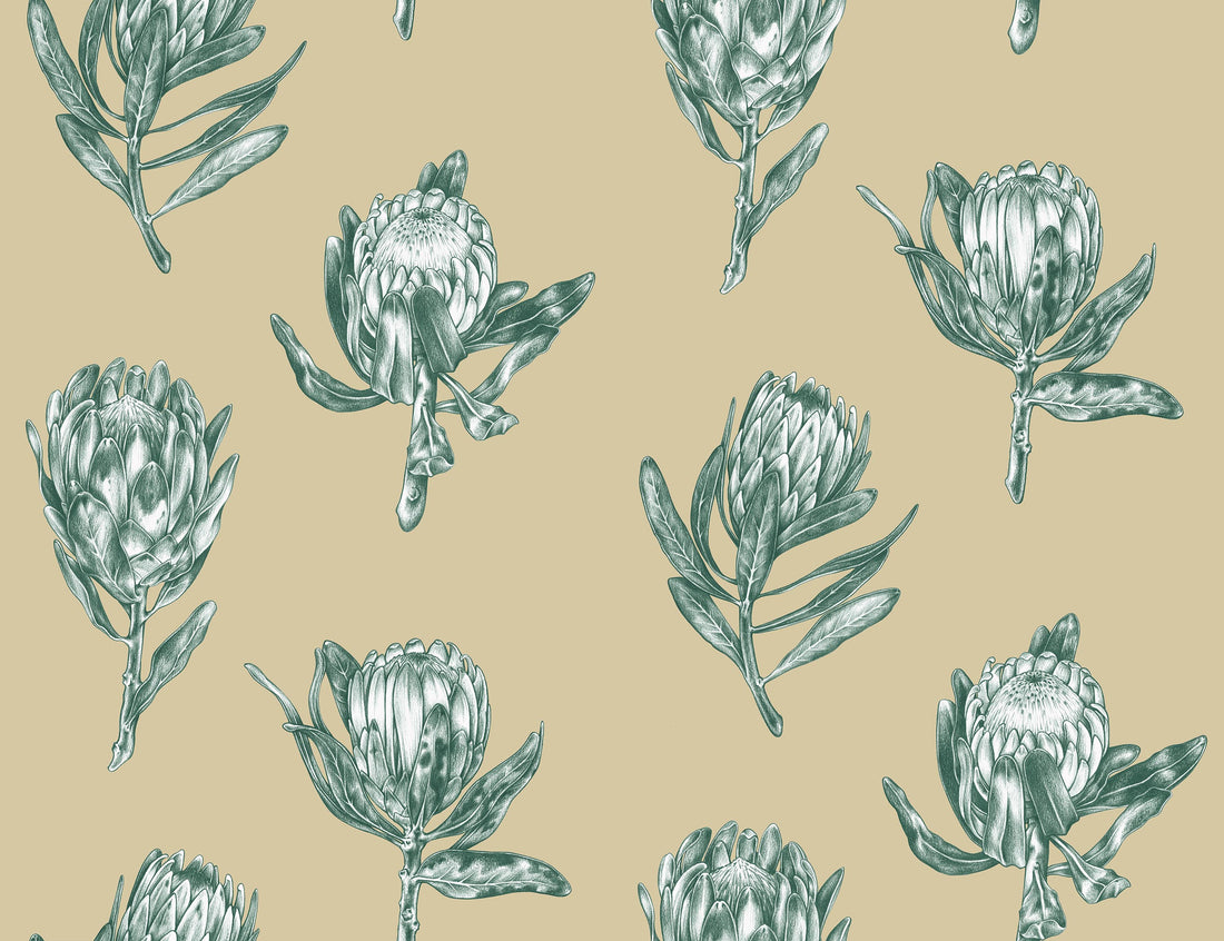 Protea Polka Fabric - Crockery