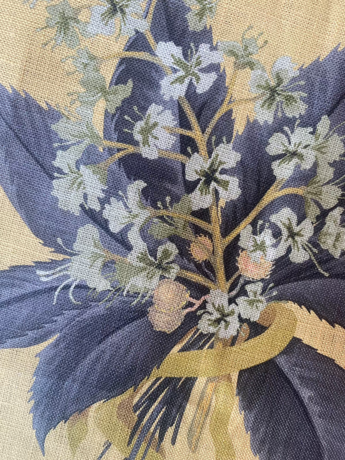 linen, premium linen, floral linen, floral, high-end linen, printed fabric, fabric, lampshade, chestnut, chestnut flower, upholstery