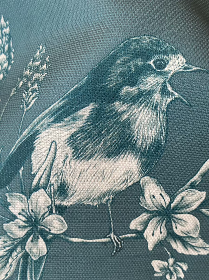 linen, premium linen, floral linen, floral, high-end linen, printed fabric, fabric, bird linen, illustrations, illustrations linen, lampshade, heavy linen, upholstery