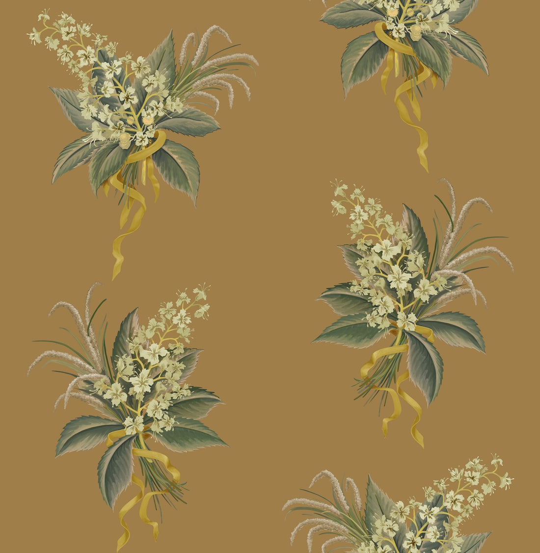 Chestnut Bouquet Fabric - Julia