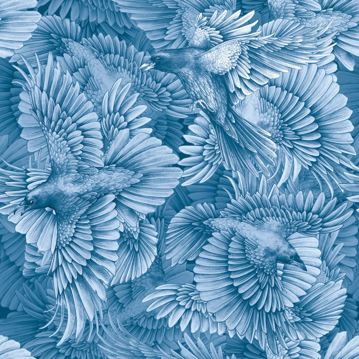 Raven Fleet Fabric - Topaz