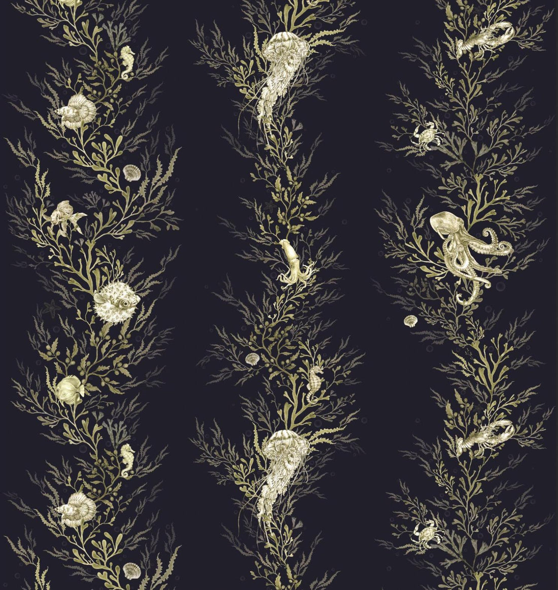 KELP FOREST FABRIC - JELLYFISH